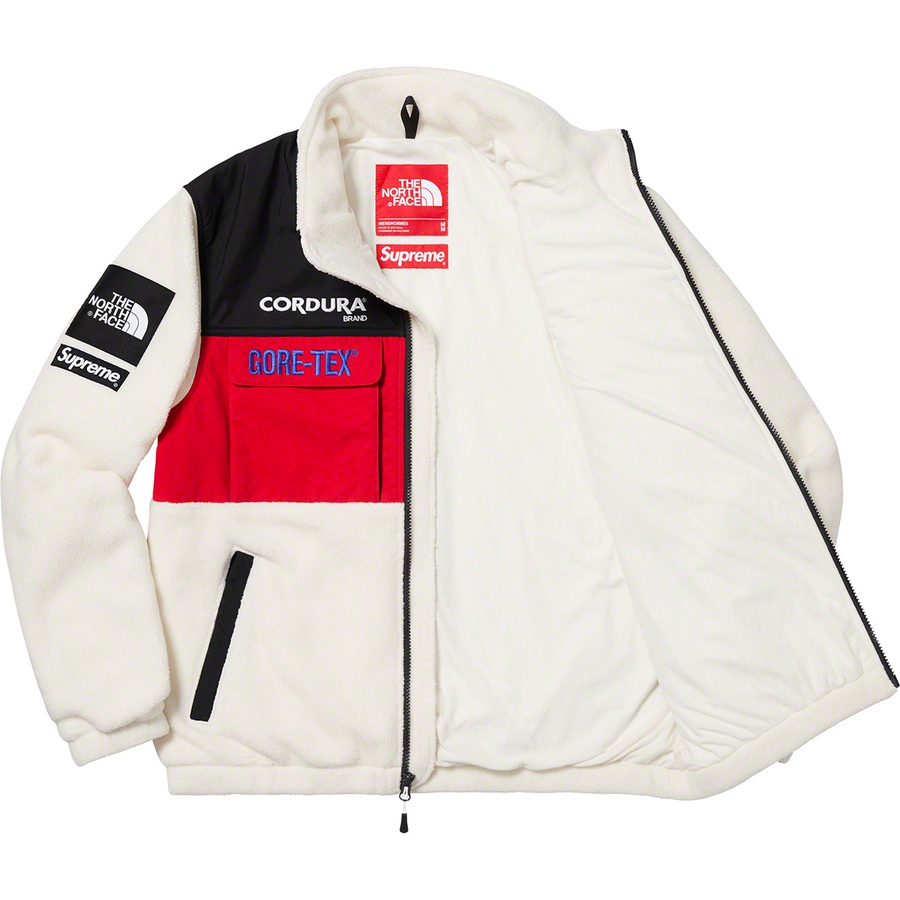 Supreme®/The North Face® Expedition Fleece Jacket White