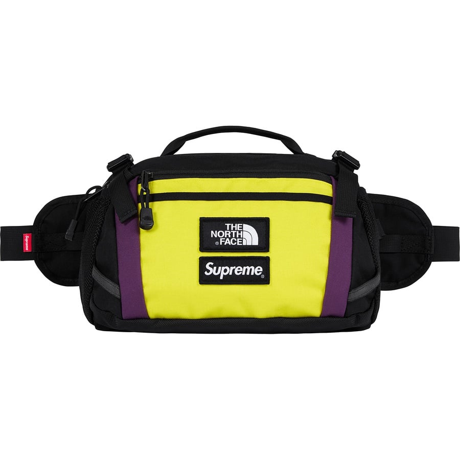 Details on Supreme The North Face Expedition Waist Bag Sulphur from fall winter
                                                    2018 (Price is $110)