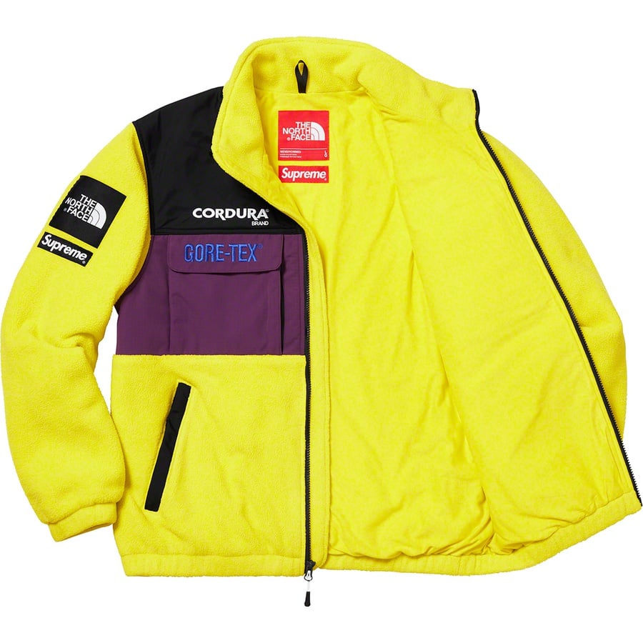 Supreme®/The North Face® Expedition Fleece Jacket Sulphur