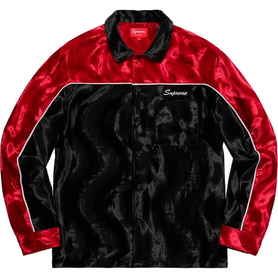 Details on Velvet Swirl Work Shirt Black from fall winter
                                                    2018 (Price is $138)