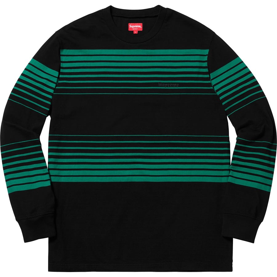 Supreme Fade Stripe L S Top releasing on Week 15 for fall winter 18