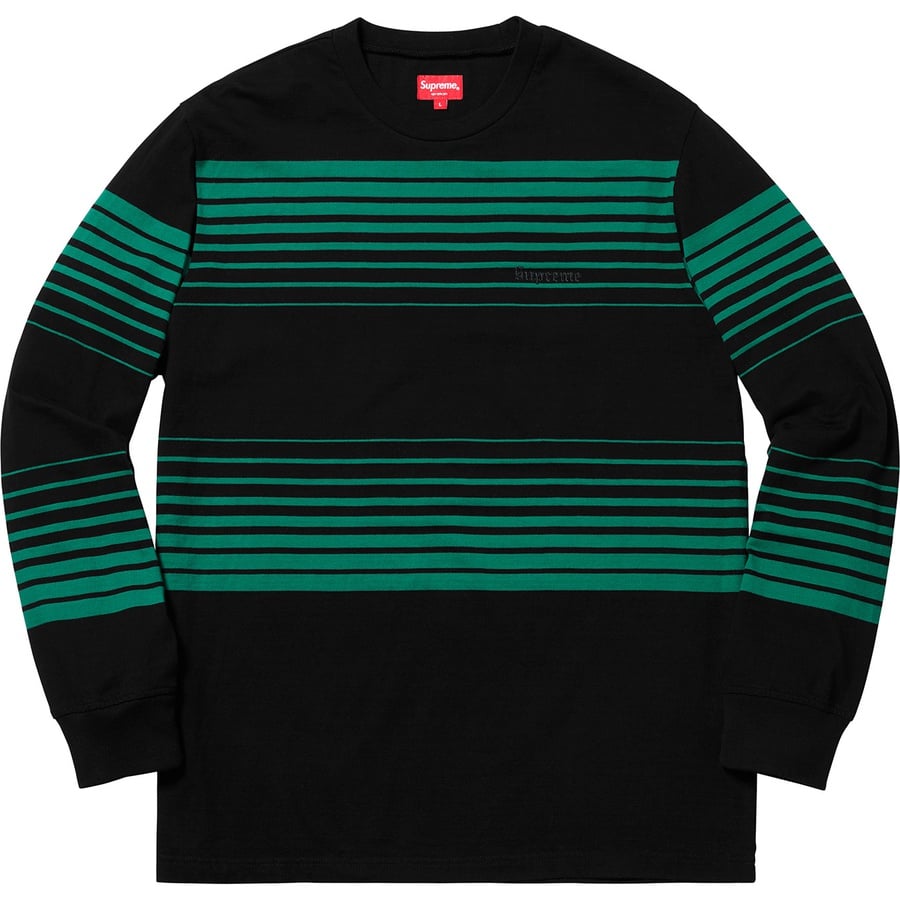 Supreme Fade Stripe L S Top for fall winter 18 season