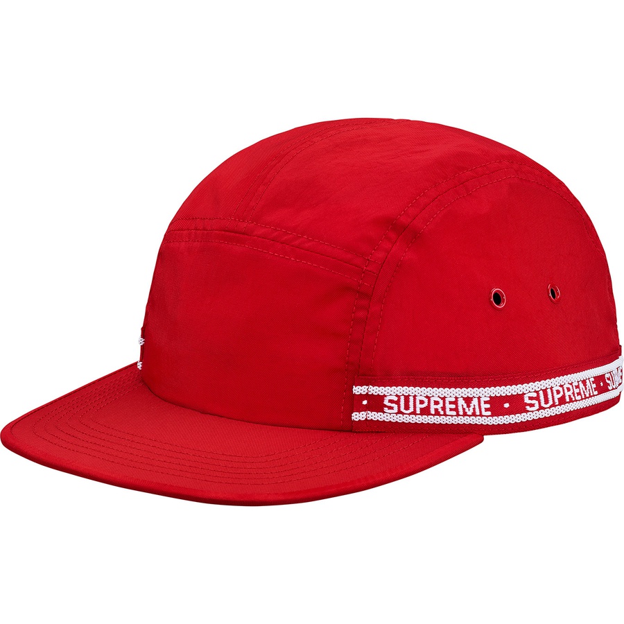 Details on Tonal Tape Camp Cap Red from fall winter 2018 (Price is $48)