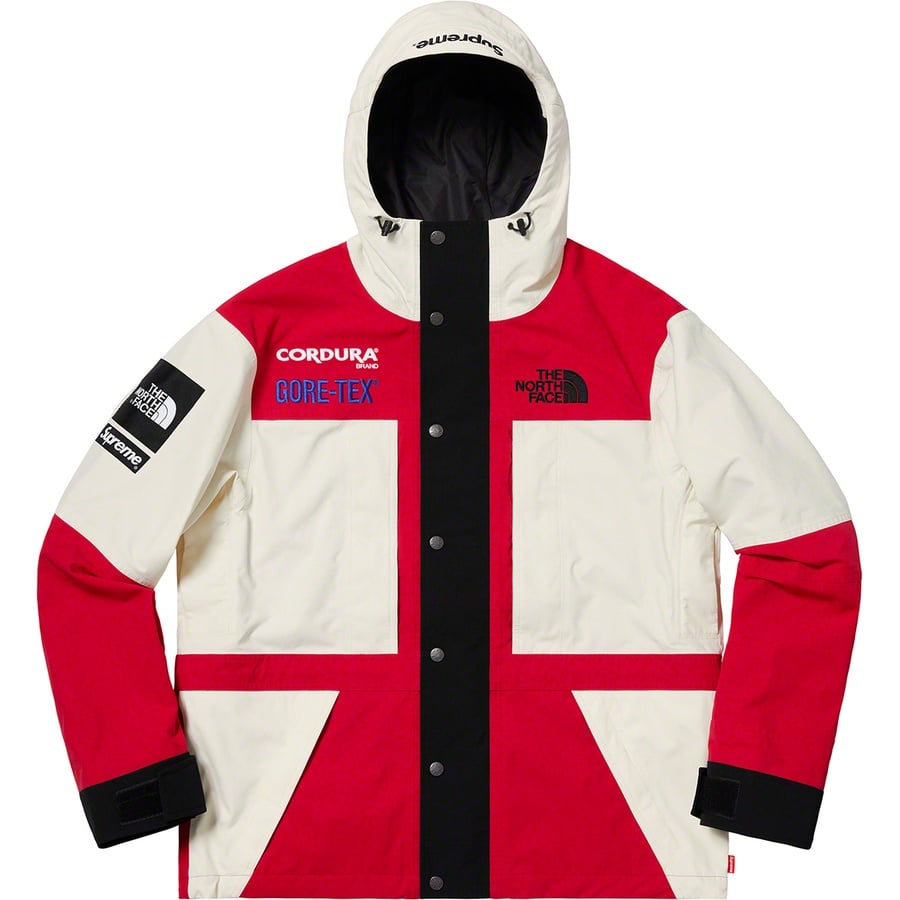 Details on Supreme The North Face Expedition Jacket White from fall winter
                                                    2018 (Price is $498)