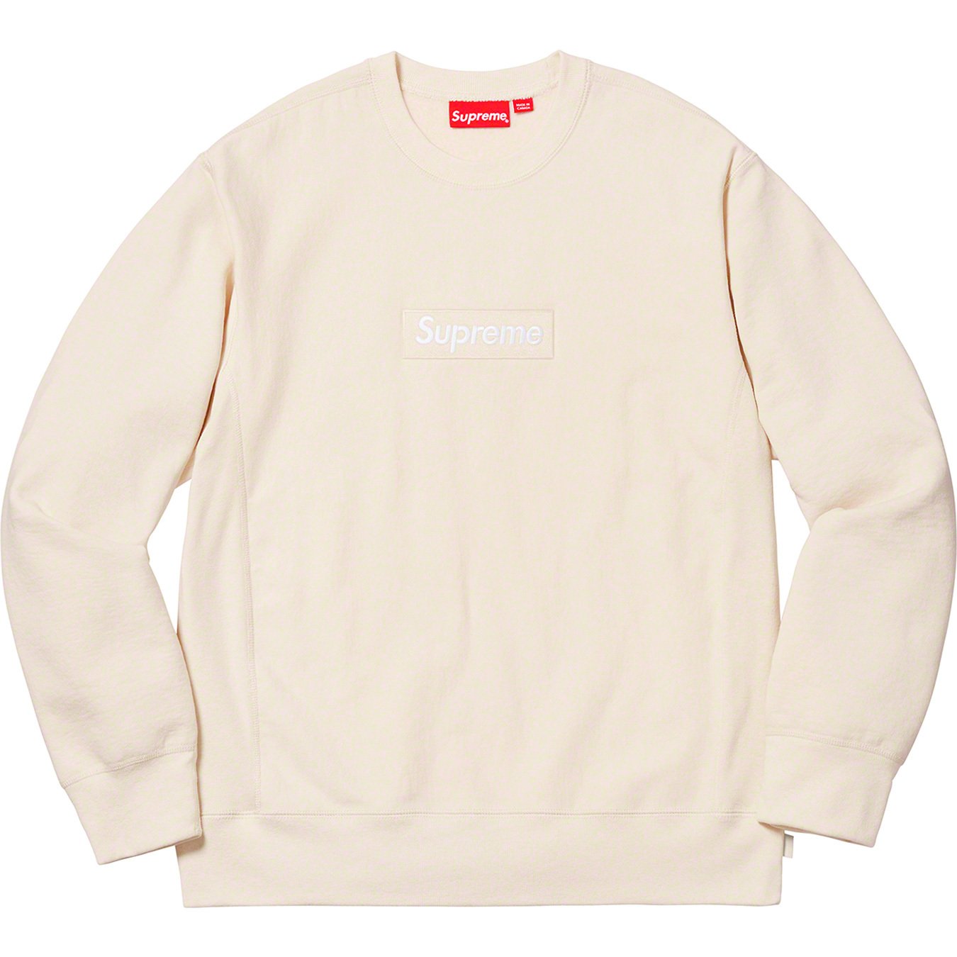 Cutout Logo Crewneck box logo supreme XL