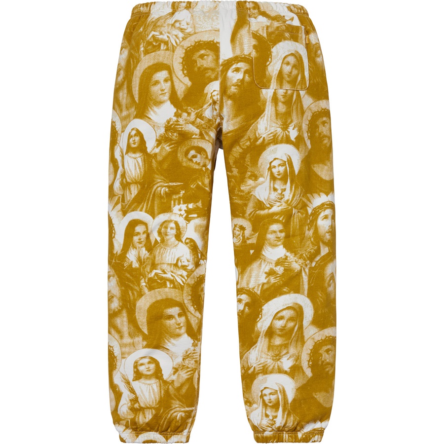 Details on Jesus and Mary Sweatpant Gold from fall winter
                                                    2018 (Price is $158)