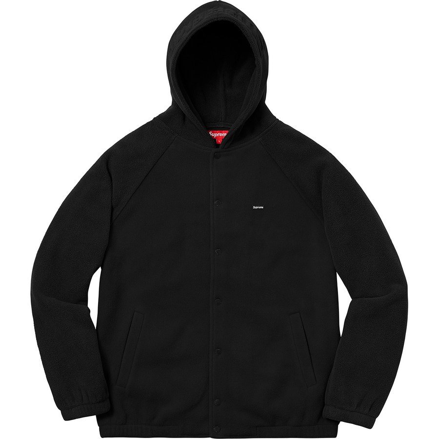 Details on Polartec Hooded Raglan Jacket Black from fall winter
                                                    2018 (Price is $178)