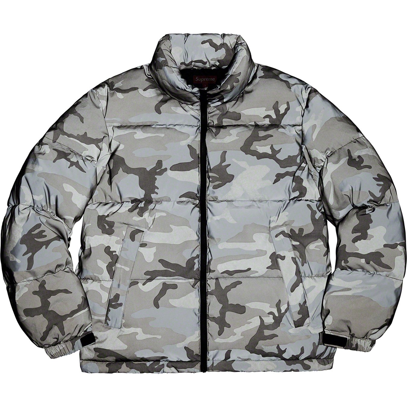 Supreme Reflective Camo Down Jacket Woodland Camo