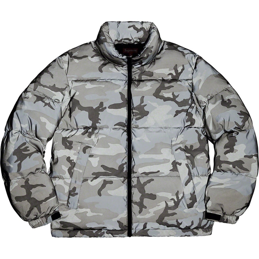 Top quality Rain Camo Reflective Down Jacket Men Women 90