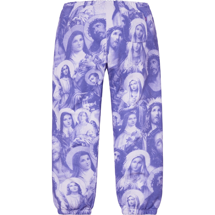 Details on Jesus and Mary Sweatpant Purple from fall winter
                                                    2018 (Price is $158)