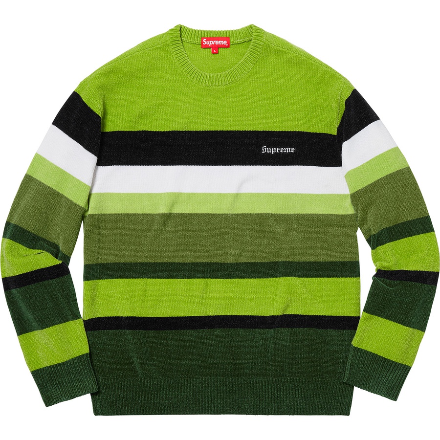 Details on Chenille Sweater Green from fall winter
                                                    2018 (Price is $148)