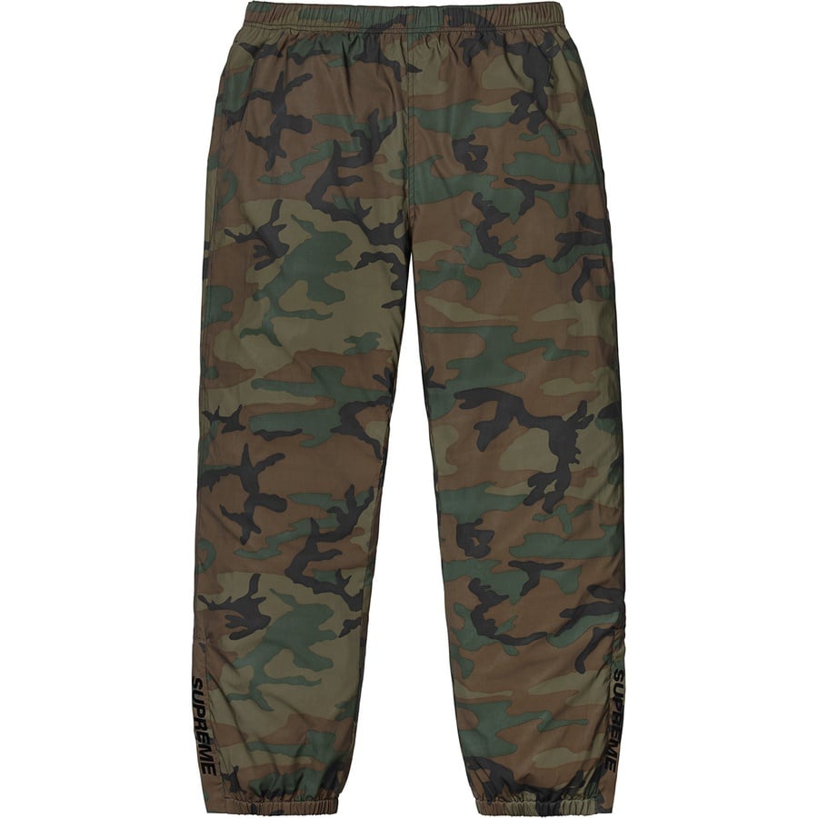 Details on Reflective Camo Warm Up Pant Woodland Camo from fall winter
                                                    2018 (Price is $178)