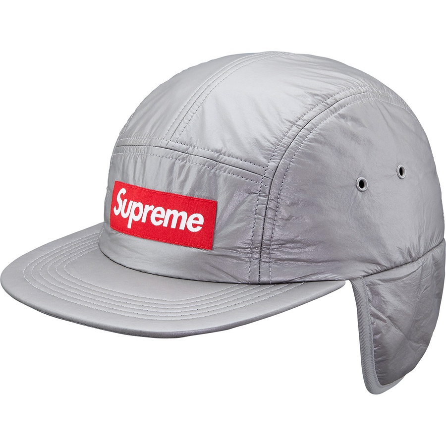 Details on PrimaLoft Earflap Camp Cap Silver from fall winter 2018 (Price is $60)