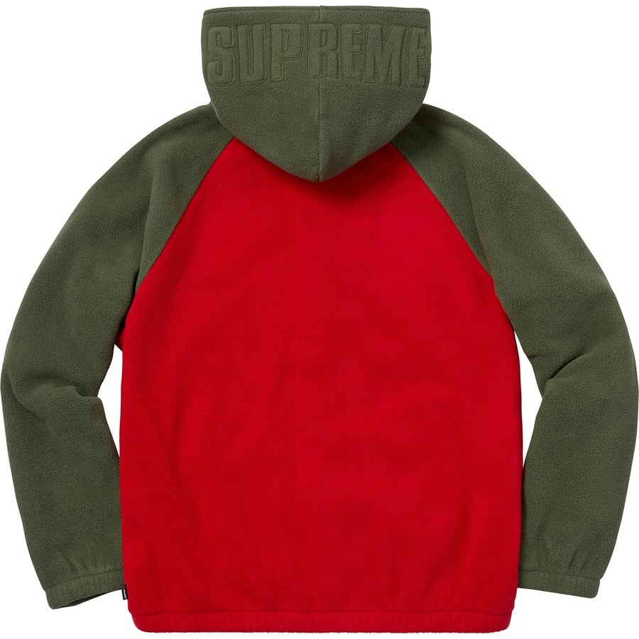 Details on Polartec Hooded Raglan Jacket Red from fall winter
                                                    2018 (Price is $178)