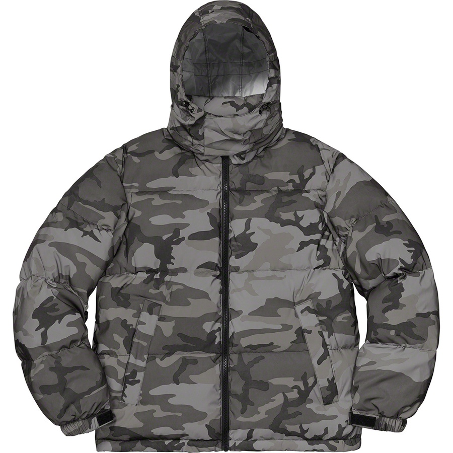 Details on Reflective Camo Down Jacket Snow Camo from fall winter
                                                    2018 (Price is $348)
