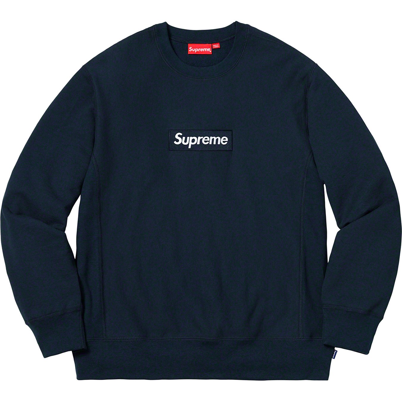 Supreme Box Logo Crewneck 'Blue' | Men's Size Medium