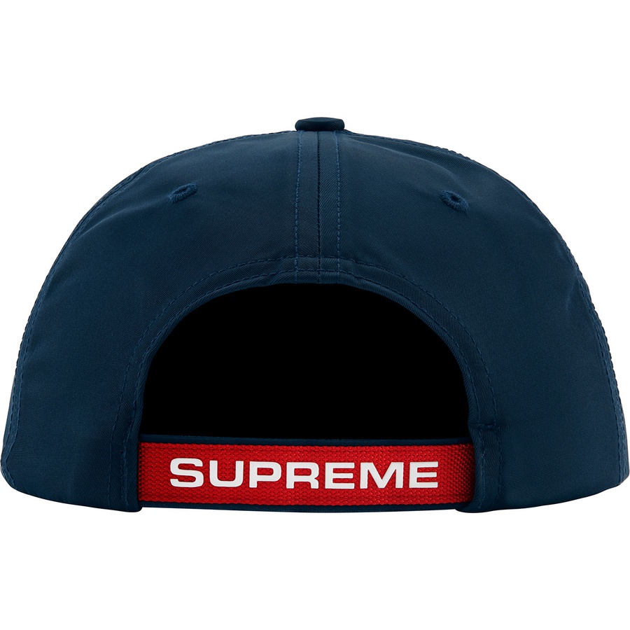Details on Strap Logo 6-Panel Navy from fall winter 2018 (Price is $48)