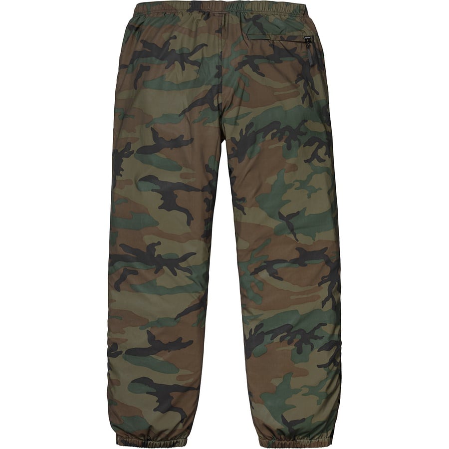 Details on Reflective Camo Warm Up Pant Woodland Camo from fall winter
                                                    2018 (Price is $178)