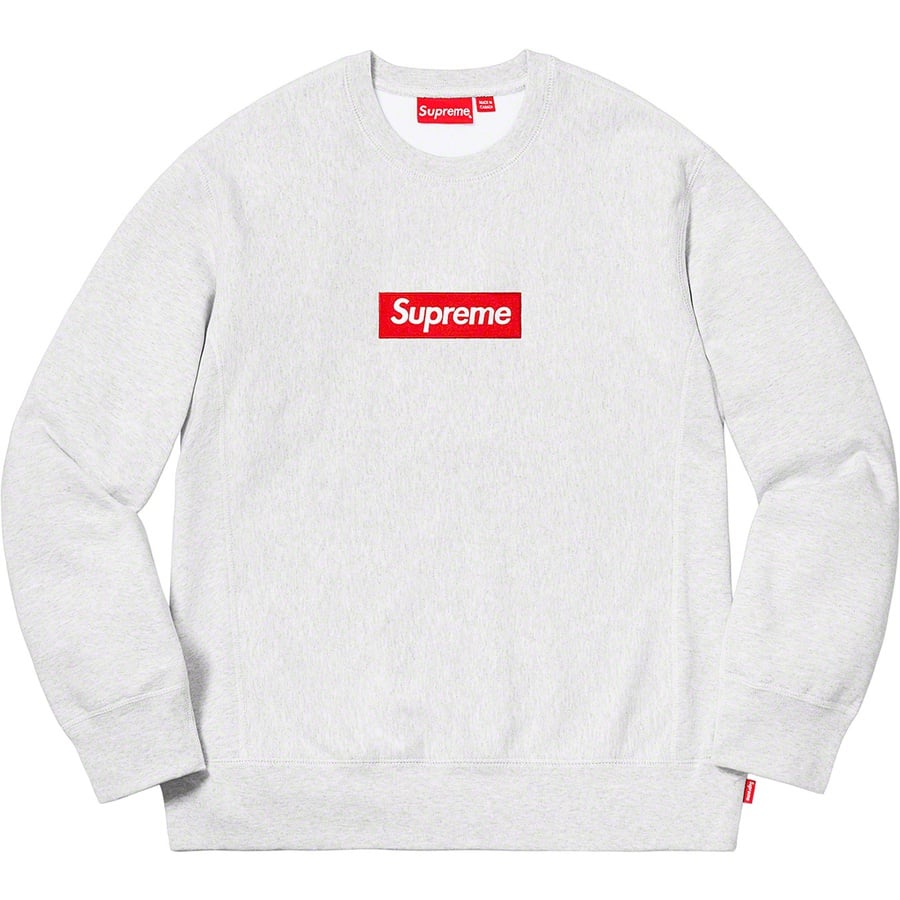 Box Logo Crewneck Ash Grey