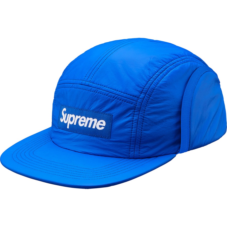Details on PrimaLoft Earflap Camp Cap Royal from fall winter 2018 (Price is $60)