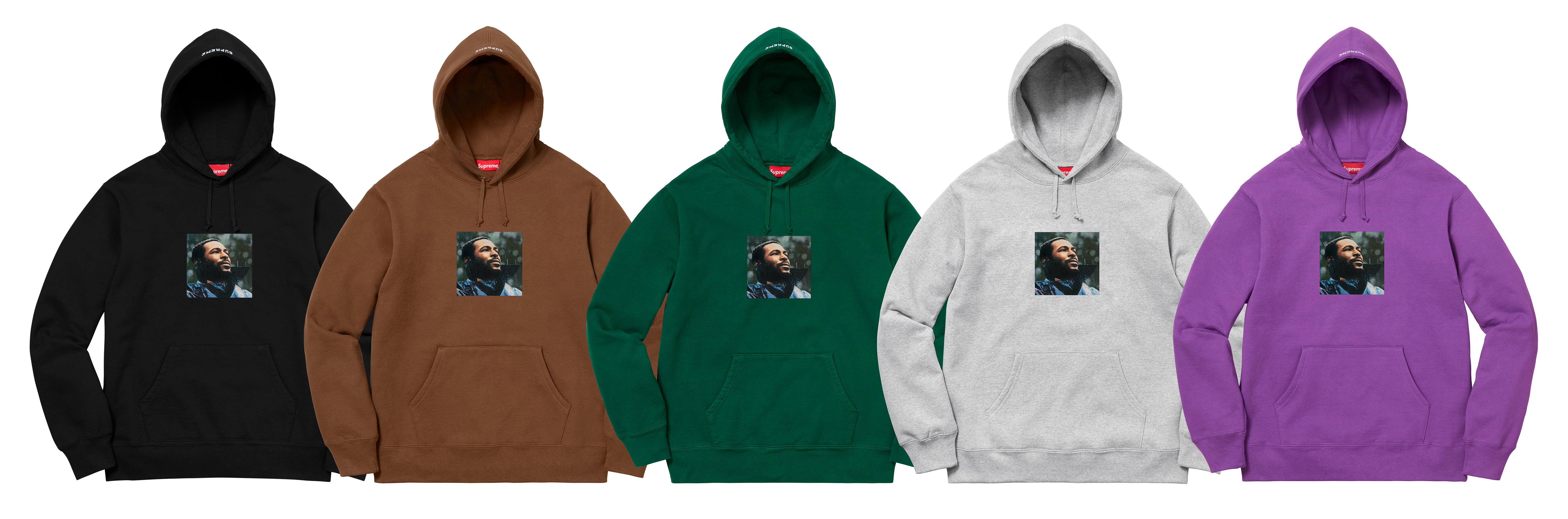 Marvin Gaye Hooded Sweatshirt - fall winter 2018 - Supreme