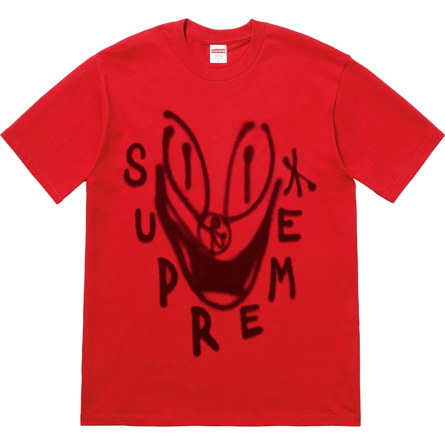 Details on Smile Tee Red from fall winter
                                                    2018 (Price is $36)