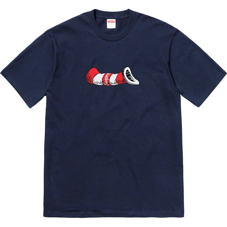 Details on Cat in the Hat Tee Navy from fall winter
                                                    2018 (Price is $44)