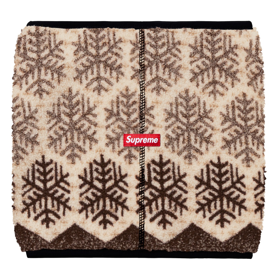 Details on Snowflake Neck Gaiter Tan from fall winter 2018 (Price is $36)