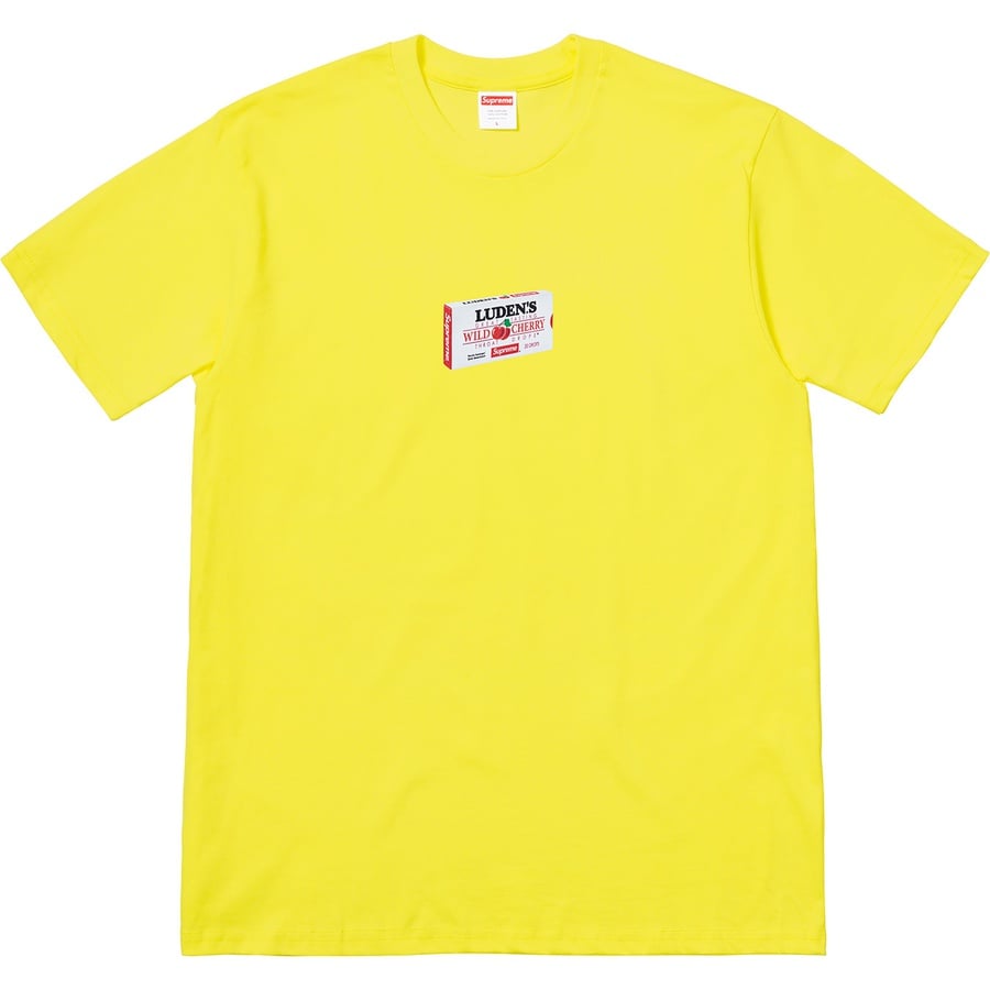 Supreme Luden's Tee (FW18) - Yellow - $44