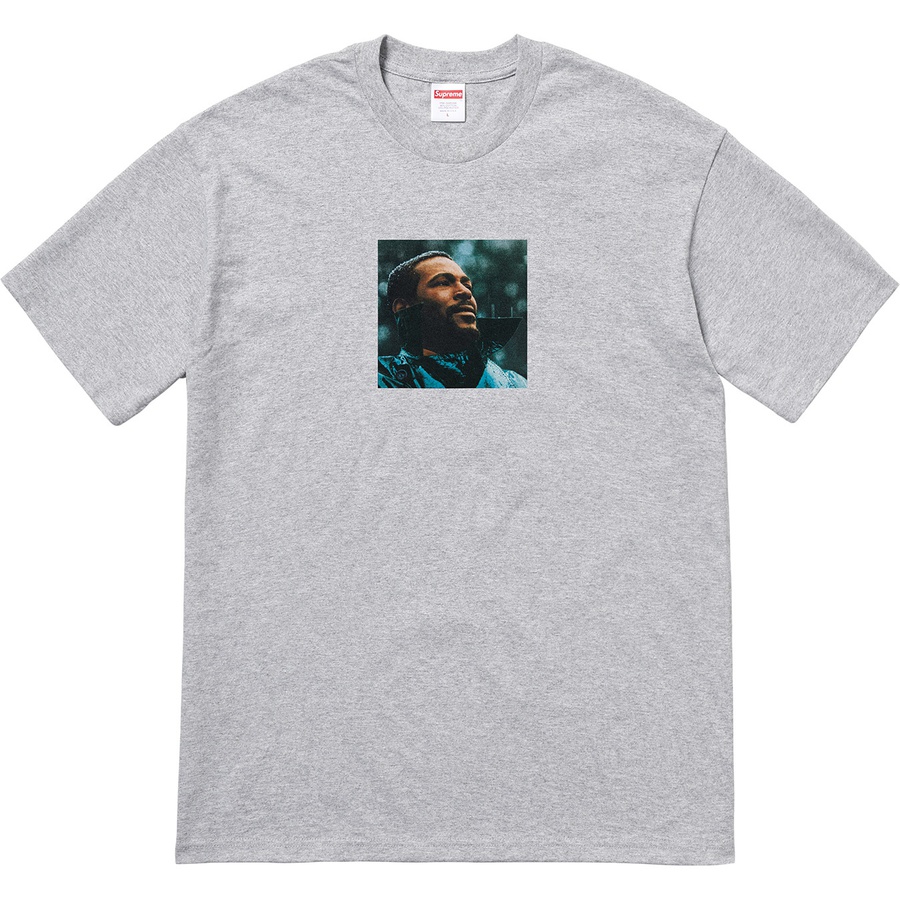 Details on Marvin Gaye Tee Heather Grey from fall winter
                                                    2018 (Price is $48)