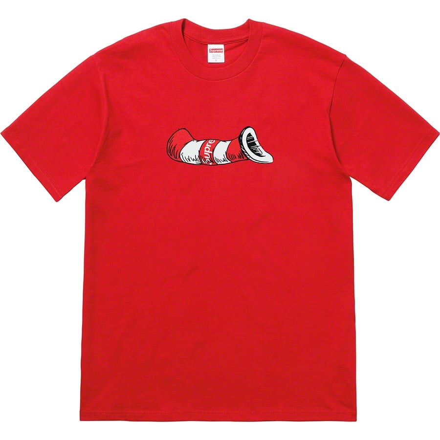 Details on Cat in the Hat Tee Red from fall winter
                                                    2018 (Price is $44)