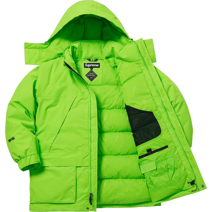 Details on GORE-TEX 700-Fill Down Parka Lime from fall winter
                                                    2018 (Price is $648)