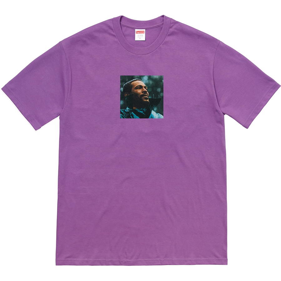 Details on Marvin Gaye Tee Purple from fall winter
                                                    2018 (Price is $48)