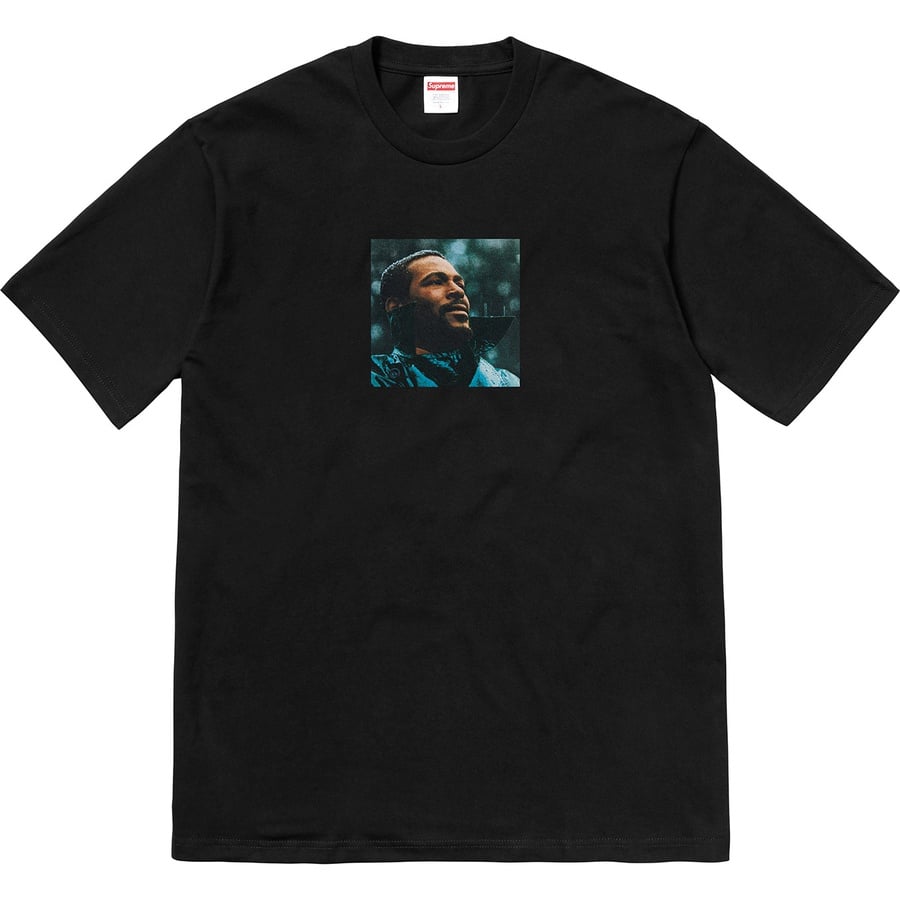 Details on Marvin Gaye Tee Black from fall winter
                                                    2018 (Price is $48)