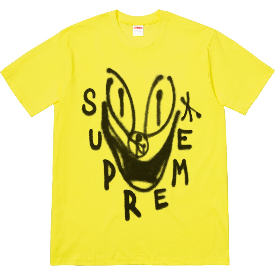 Details on Smile Tee Yellow from fall winter 2018 (Price is $36)