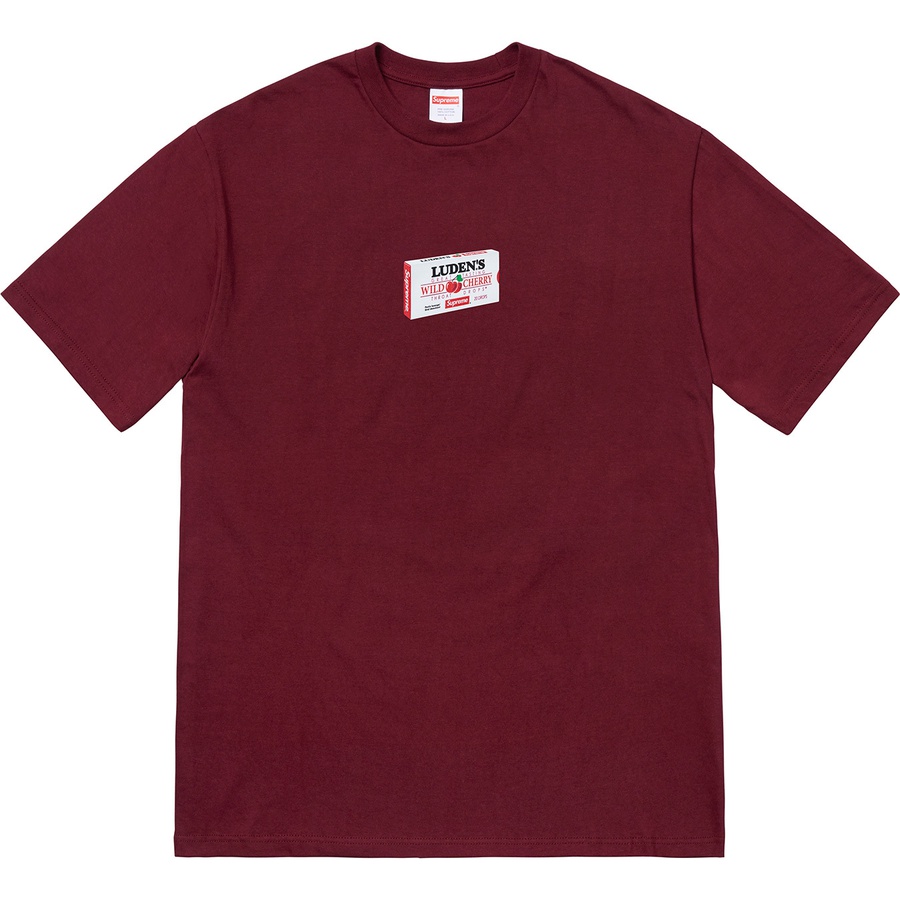 Details on Luden's Tee Burgundy from fall winter 2018 (Price is $44)