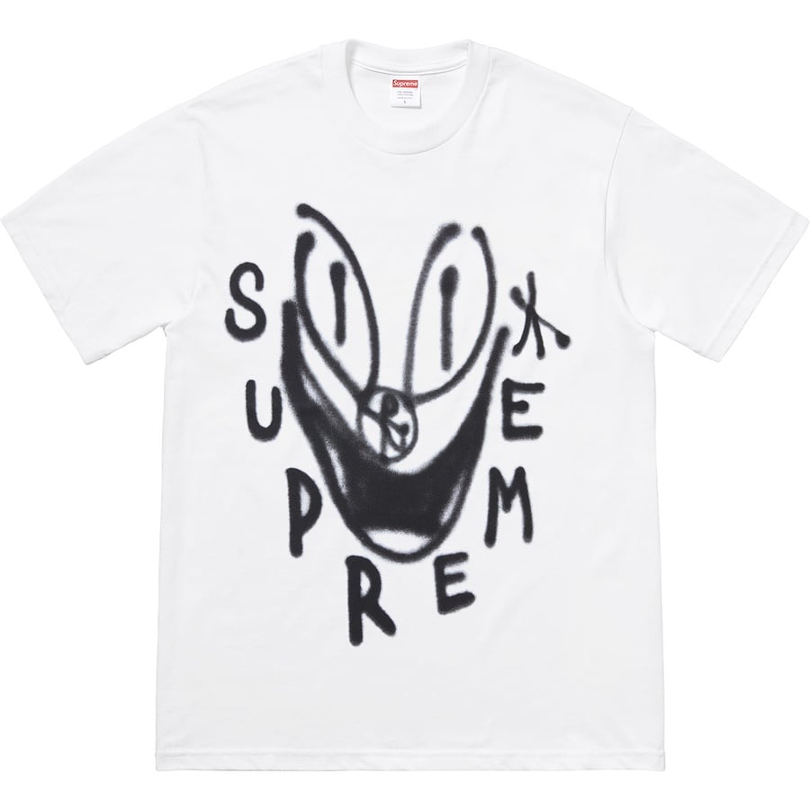 Details on Smile Tee White from fall winter
                                                    2018 (Price is $36)