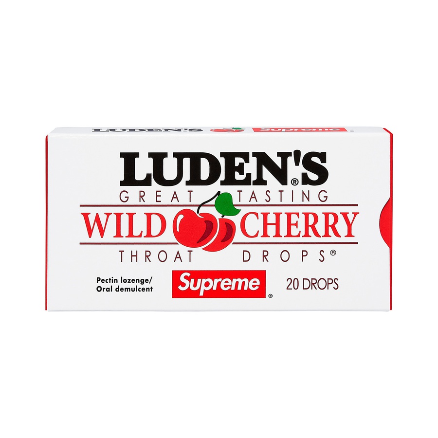 Details on Supreme Luden's Throat Drops White from fall winter 2018 (Price is $2)