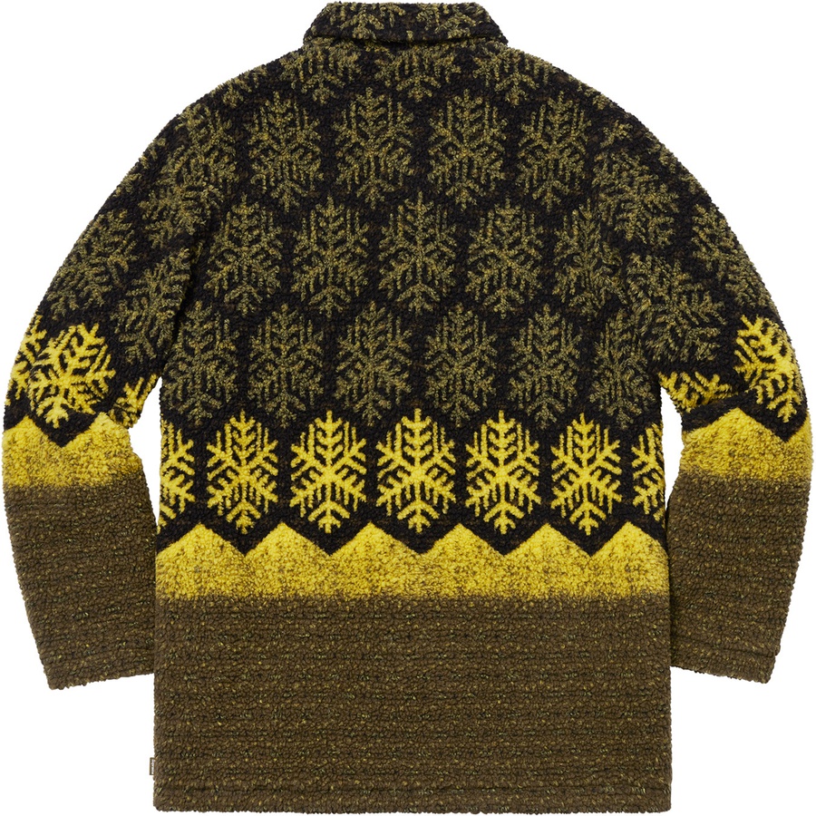 Details on Snowflake Toggle Fleece Jacket Yellow from fall winter
                                                    2018 (Price is $238)