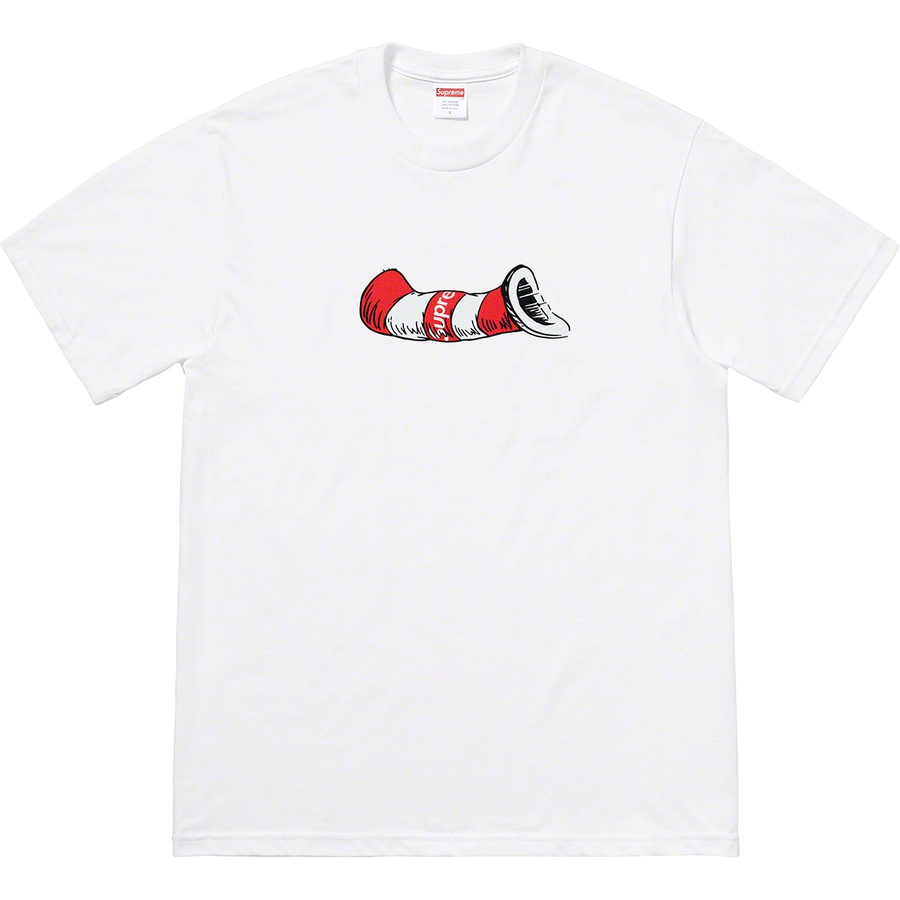 Details on Cat in the Hat Tee White from fall winter 2018 (Price is $44)