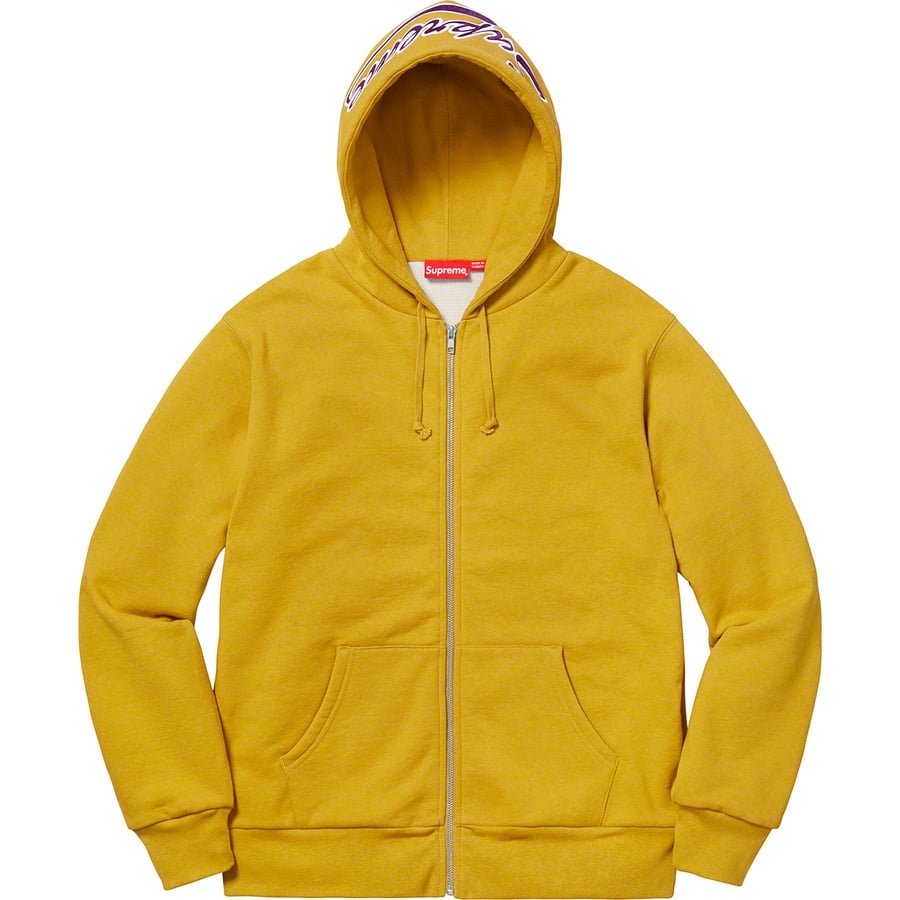 Details on Thermal Zip Up Sweatshirt Mustard from fall winter
                                                    2018 (Price is $198)