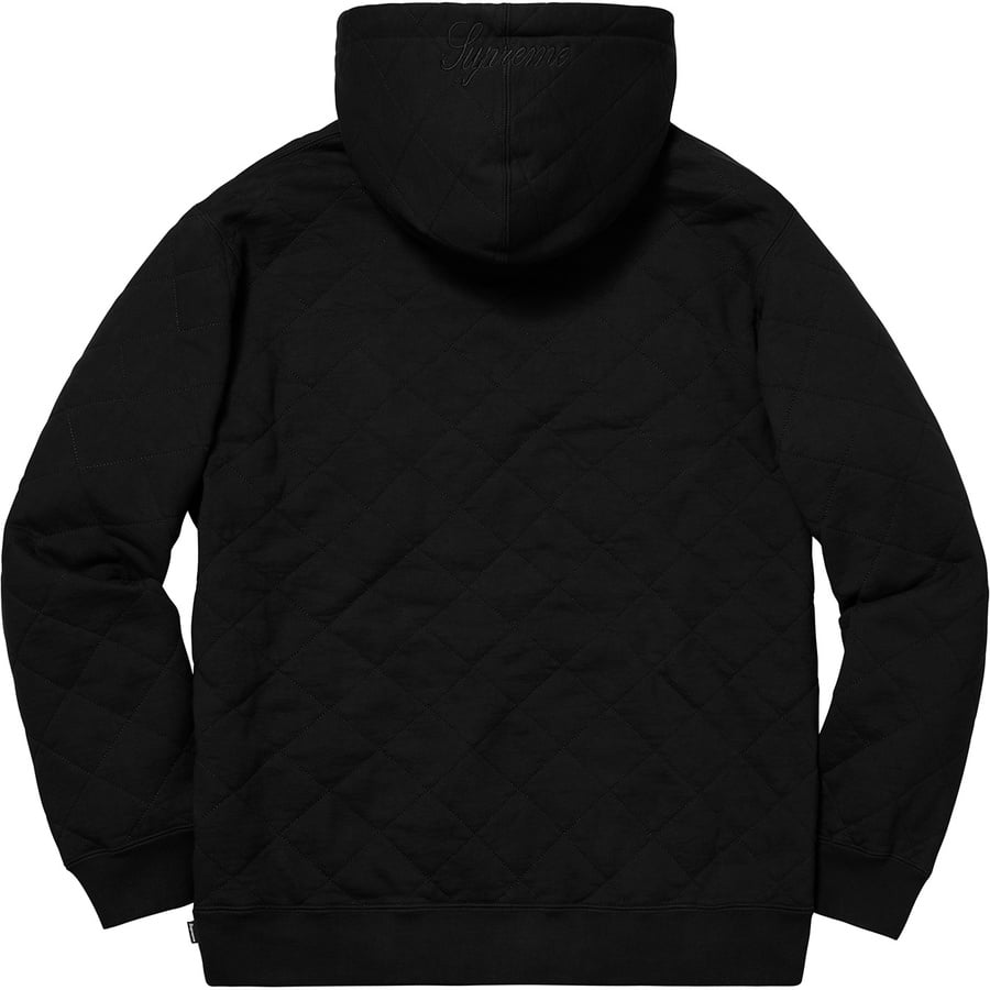 Details on Quilted Hooded Sweatshirt Black from fall winter
                                                    2018 (Price is $158)