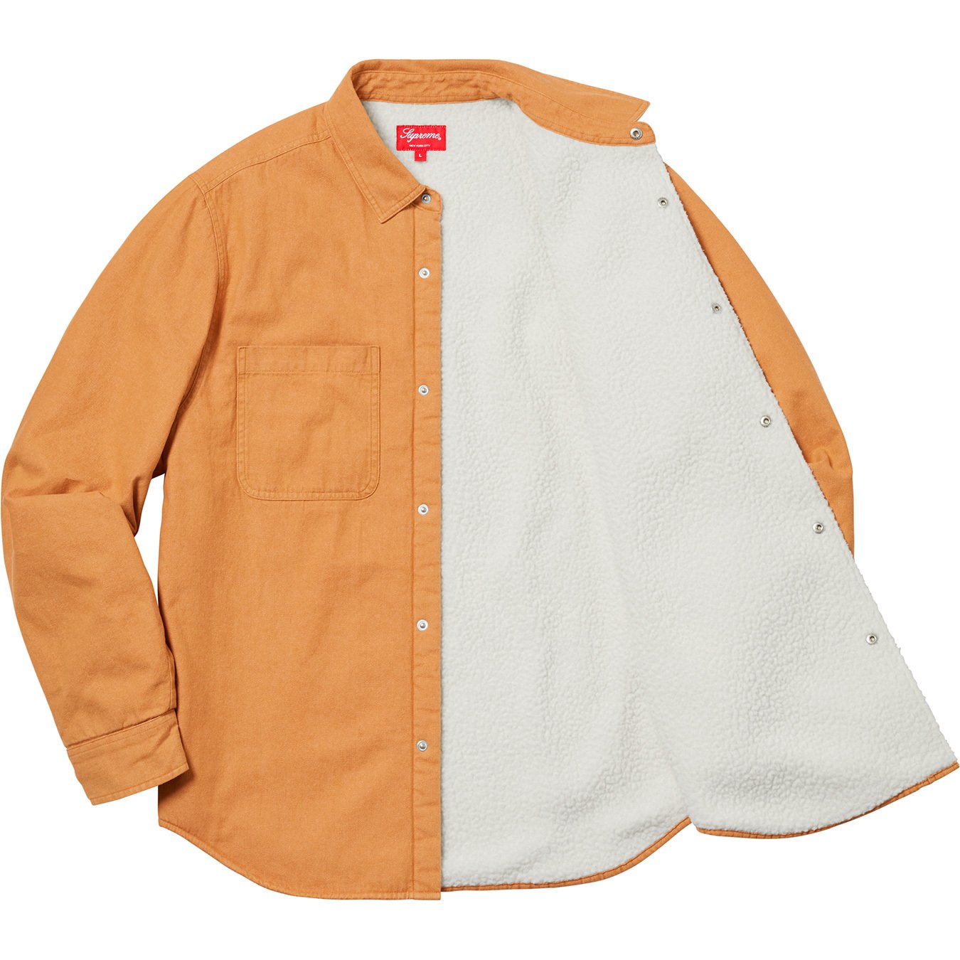 Sherpa Lined Denim Shirt - fall winter 2018 - Supreme