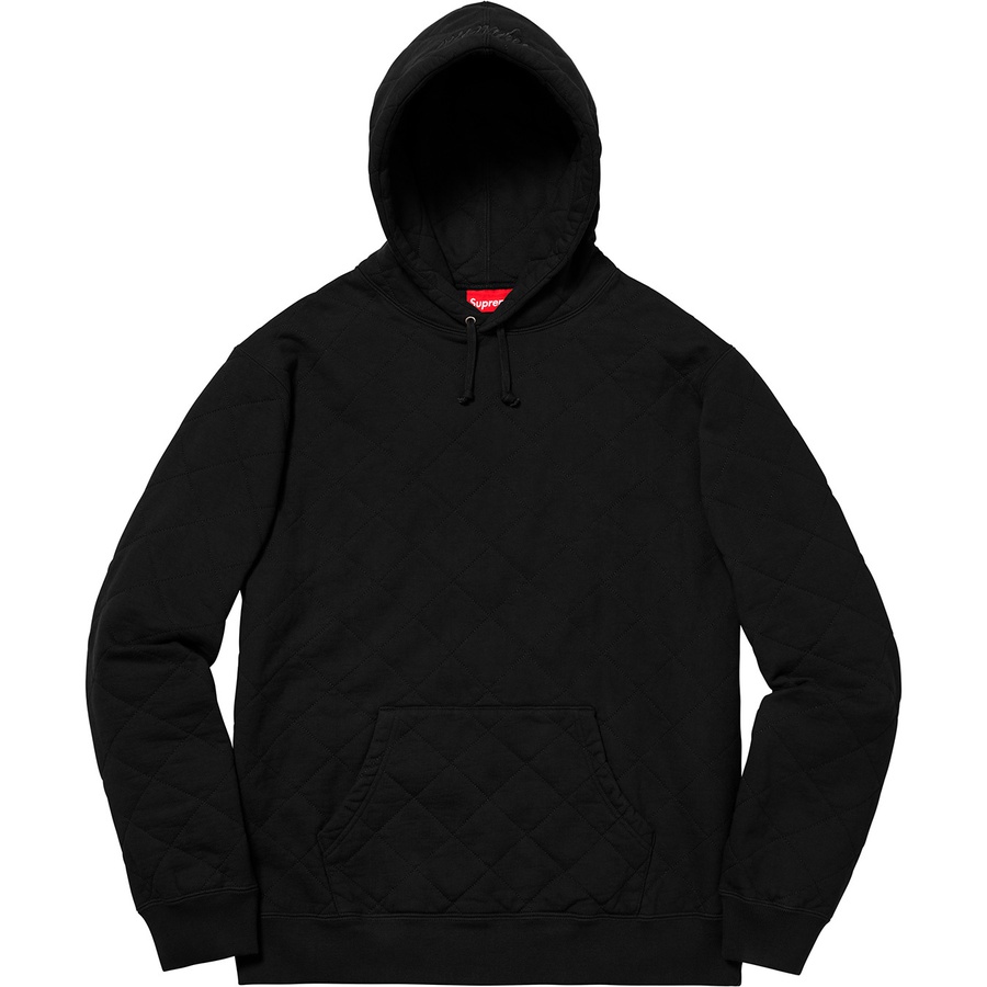 Details on Quilted Hooded Sweatshirt Black from fall winter
                                                    2018 (Price is $158)