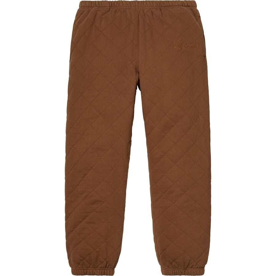 Details on Quilted Sweatpant Brown from fall winter
                                                    2018 (Price is $148)