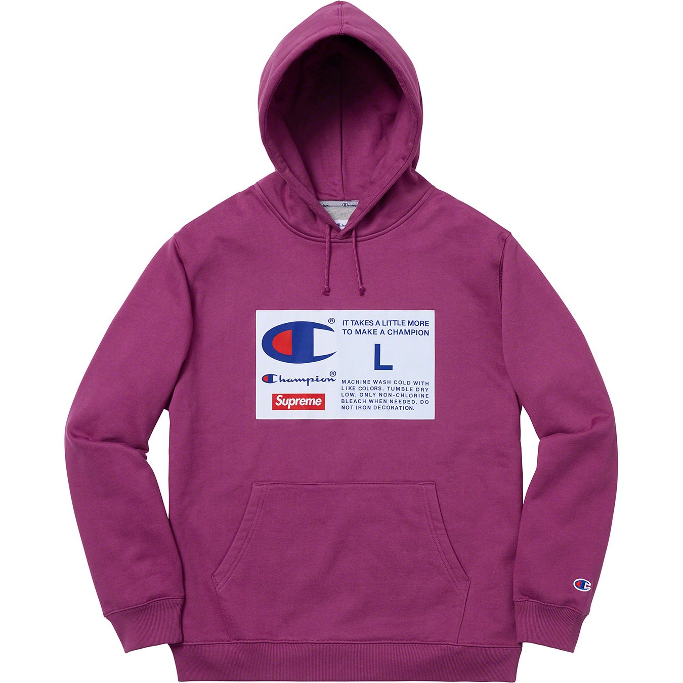 オンライン Supreme - Supreme/Champion Label Hooded Sweatshirtの通販 by トモノリ's ...