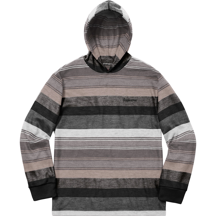 Details on Knit Stripe Hooded L S Top Black from fall winter
                                                    2018 (Price is $138)