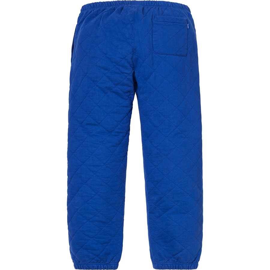 Details on Quilted Sweatpant Royal from fall winter 2018 (Price is $148)