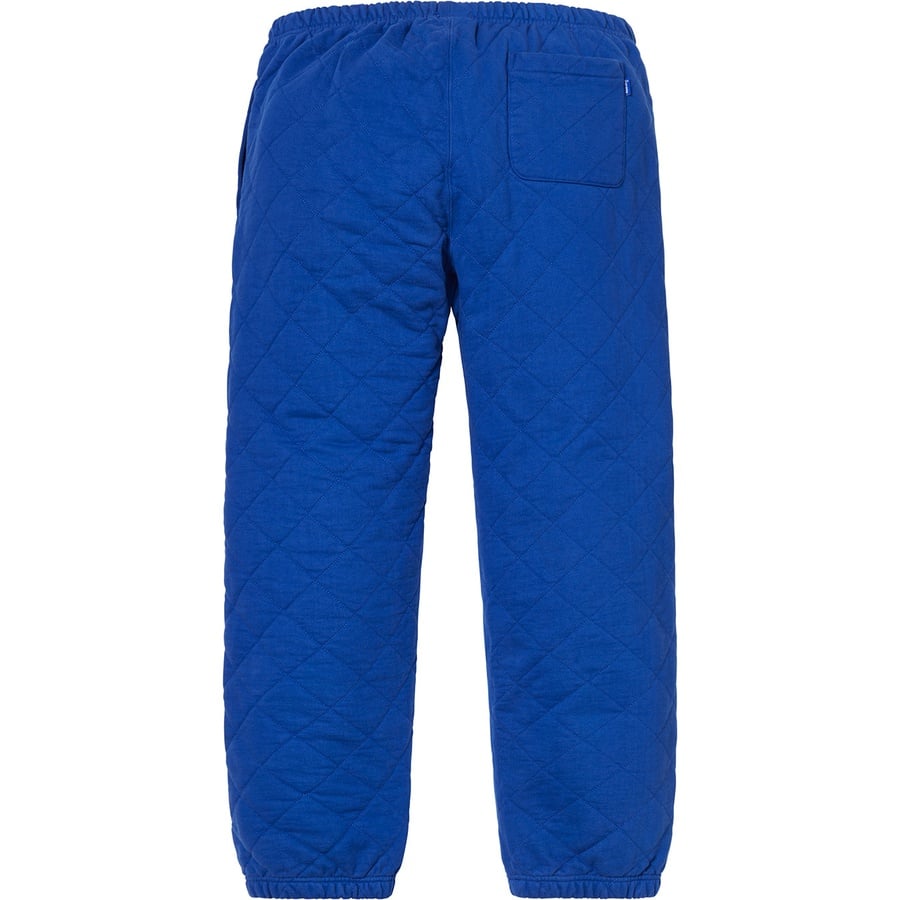 Details on Quilted Sweatpant Royal from fall winter
                                                    2018 (Price is $148)