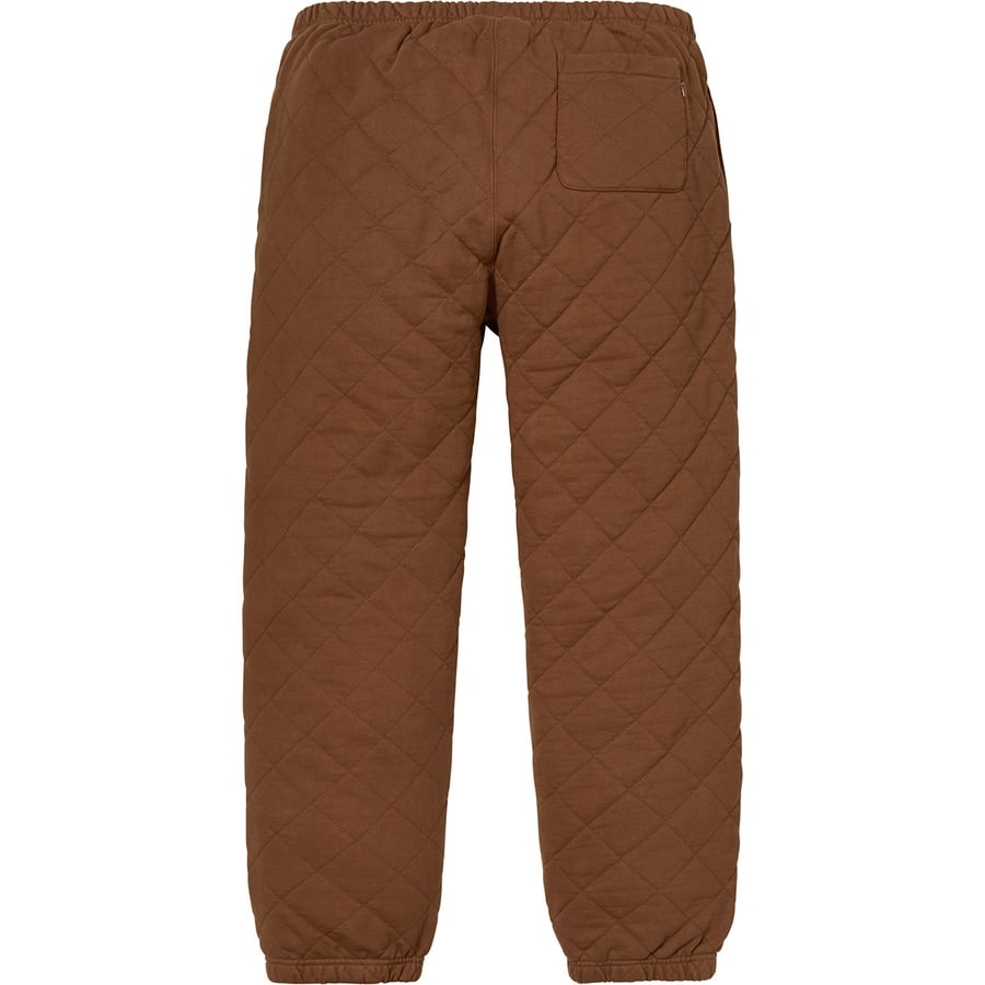Details on Quilted Sweatpant Brown from fall winter
                                                    2018 (Price is $148)